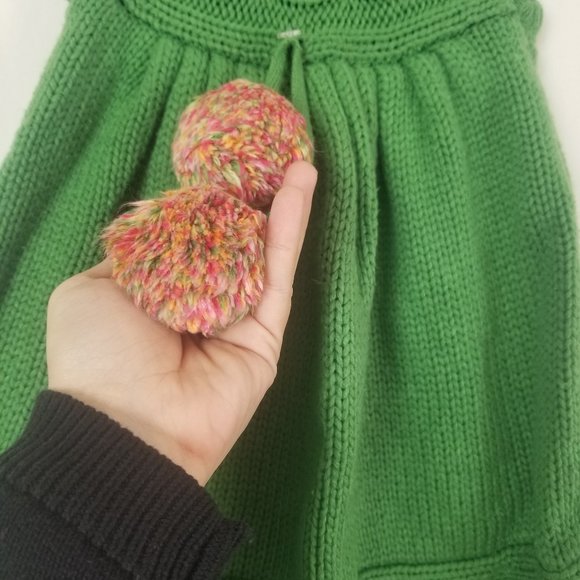 🔴 Gymboree little girl size 3T green knit sweater dress (A28) - Picture 3 of 7